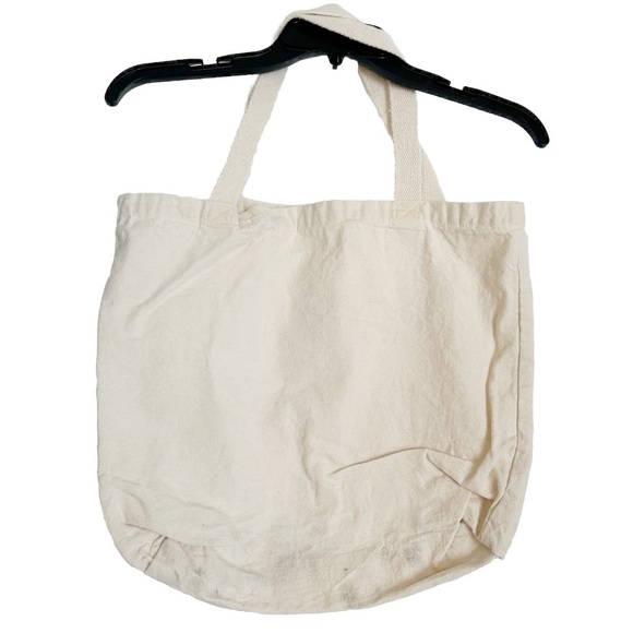 Pelee Island Winery Canvas Tote Bag White Creme Beige Red Burgundy Crest Vinyard - Picture 3 of 6